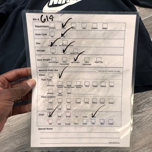 Nike Sportswear Essential Black White Womens L Spell Out Swoosh‎ Pullover Hoodie - Picture 8 of 8